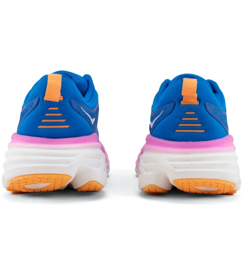 Hoka One One Women's Bondi 8 Wide Running Shoes Coastal Sky/All Board-4